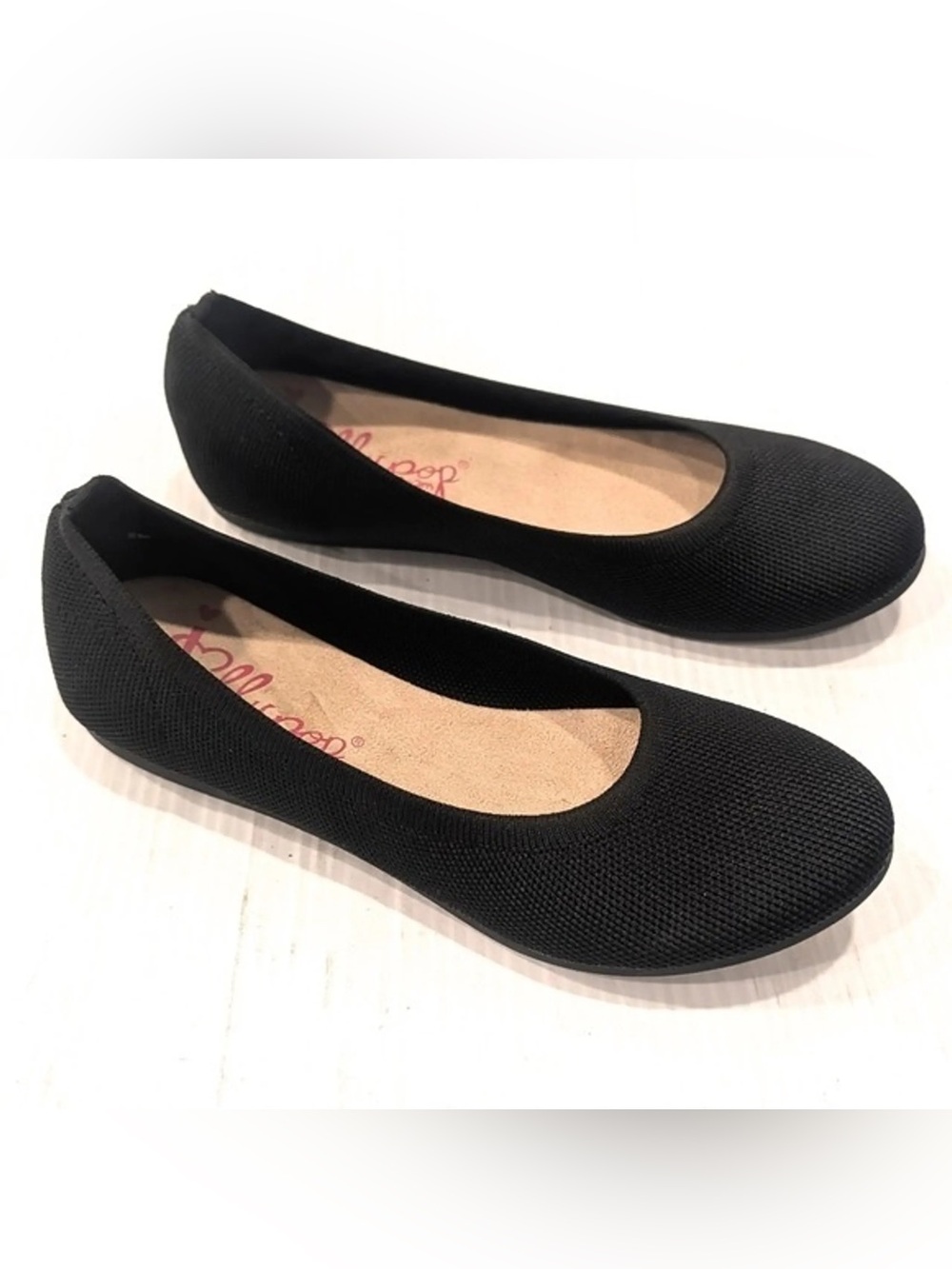 Jellypop Black Memory Foam Ballet Flats Women’s Size 9 New